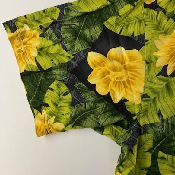 Tommy Bahama 100% Silk Hawaiian Print Mens Short Sleeve Shirt Size:XXL: Vintage - Picture 4 of 7